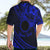 Kia Orana Cook Islands Hawaiian Shirt Circle Stars With Floral Navy Blue Pattern LT01 - Polynesian Pride