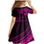 Kia Orana Cook Islands Family Matching Mermaid Dress and Hawaiian Shirt Circle Stars With Floral Pink Pattern LT01 - Polynesian Pride