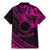 Kia Orana Cook Islands Family Matching Mermaid Dress and Hawaiian Shirt Circle Stars With Floral Pink Pattern LT01 - Polynesian Pride