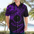 Kia Orana Cook Islands Hawaiian Shirt Circle Stars With Floral Purple Pattern LT01 - Polynesian Pride