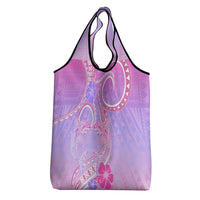 Polynesian Shark Valentine Grocery Bag Sweet Unique Version