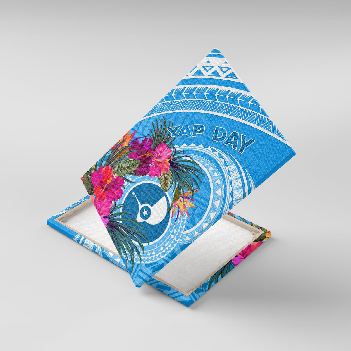 Yap Day Canvas Wall Art Nam nu Waqab Tropical Flower