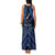 Personalised Aotearoa Matariki Family Matching Tank Maxi Dress and Hawaiian Shirt Blue Fern Maori Poutama