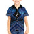 Personalised Aotearoa Matariki Family Matching Tank Maxi Dress and Hawaiian Shirt Blue Fern Maori Poutama