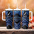 Personalised Aotearoa Matariki Tumbler With Handle Blue Fern Maori Poutama
