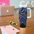 Personalised Aotearoa Matariki Tumbler With Handle Blue Fern Maori Poutama