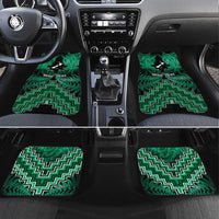 Personalised Aotearoa Matariki Car Mats Green Fern Maori Poutama