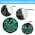 Personalised Aotearoa Matariki Spare Tire Cover Green Fern Maori Poutama