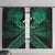 Personalised Aotearoa Matariki Window Curtain Green Fern Maori Poutama