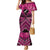 Personalised Aotearoa Matariki Family Matching Mermaid Dress and Hawaiian Shirt Pink Fern Maori Poutama