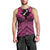 Personalised Aotearoa Matariki Men Tank Top Pink Fern Maori Poutama