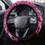 Aotearoa Matariki Steering Wheel Cover Pink Fern Maori Poutama