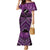 Personalised Aotearoa Matariki Family Matching Mermaid Dress and Hawaiian Shirt Purple Fern Maori Poutama