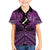 Personalised Aotearoa Matariki Family Matching Tank Maxi Dress and Hawaiian Shirt Purple Fern Maori Poutama