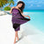 Personalised Aotearoa Matariki Sarong Purple Fern Maori Poutama