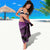 Personalised Aotearoa Matariki Sarong Purple Fern Maori Poutama