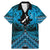 Personalised Aotearoa Matariki Family Matching Mermaid Dress and Hawaiian Shirt Turquoise Fern Maori Poutama
