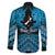 Personalised Aotearoa Matariki Family Matching Mermaid Dress and Hawaiian Shirt Turquoise Fern Maori Poutama
