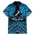 Personalised Aotearoa Matariki Family Matching Tank Maxi Dress and Hawaiian Shirt Turquoise Fern Maori Poutama