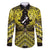 Personalised Aotearoa Matariki Family Matching Mermaid Dress and Hawaiian Shirt Yellow Fern Maori Poutama
