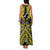 Personalised Aotearoa Matariki Family Matching Tank Maxi Dress and Hawaiian Shirt Yellow Fern Maori Poutama