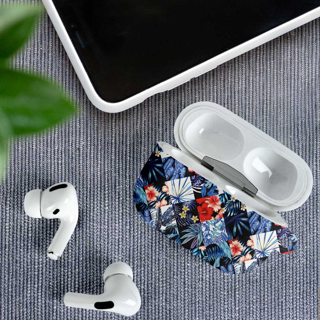 Hawaii Tropicana Blue Pattern AirPods Case - Polynesian Pride