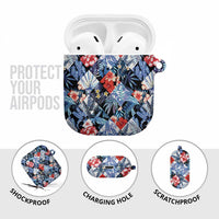 Hawaii Tropicana Blue Pattern AirPods Case - Polynesian Pride