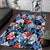 Hawaii Tropicana Blue Pattern Area Rug - Polynesian Pride