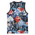 Hawaii Tropicana Blue Pattern Basketball Jersey - Polynesian Pride