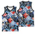 Hawaii Tropicana Blue Pattern Basketball Jersey - Polynesian Pride