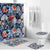 Hawaii Tropicana Blue Pattern Bathroom Set - Polynesian Pride