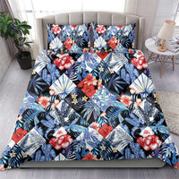 Hawaii Tropicana Blue Pattern Bedding Set - Polynesian Pride