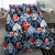 Hawaii Tropicana Blue Pattern Bedding Set - Polynesian Pride