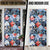 Hawaii Tropicana Blue Pattern Door Cover - Polynesian Pride