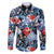 Hawaii Tropicana Blue Pattern Family Matching Mermaid Dress and Hawaiian Shirt - Polynesian Pride