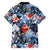 Hawaii Tropicana Blue Pattern Family Matching Puletasi and Hawaiian Shirt - Polynesian Pride
