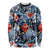 Hawaii Tropicana Blue Pattern Long Sleeve Shirt - Polynesian Pride