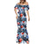Hawaii Tropicana Blue Pattern Mermaid Dress - Polynesian Pride