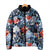 Hawaii Tropicana Blue Pattern Padded Jacket - Polynesian Pride