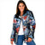 Hawaii Tropicana Blue Pattern Padded Jacket - Polynesian Pride