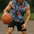 Hawaii Tropicana Blue Pattern Sleeveless Hoodie - Polynesian Pride
