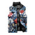 Hawaii Tropicana Blue Pattern Sleeveless Puffer Jacket - Polynesian Pride