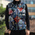 Hawaii Tropicana Blue Pattern Sleeveless Puffer Jacket - Polynesian Pride