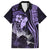 Polynesian Women Day 2024 Family Matching Off Shoulder Short Dress and Hawaiian Shirt Hibiscus Girl Tribal LT01 Dad's Shirt - Short Sleeve Purple - Polynesian Pride