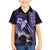 Polynesian Women Day 2024 Family Matching Off Shoulder Short Dress and Hawaiian Shirt Hibiscus Girl Tribal LT01 Son's Shirt Purple - Polynesian Pride
