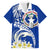 Northern Mariana Islands Commonwealth Day 2024 Hawaiian Shirt Dolphin With Plumeria Flower LT01 Blue - Polynesian Pride