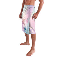 Hawaii Mermaid Sweet Pastel Lavalava Polynesian Pattern Fish Hook