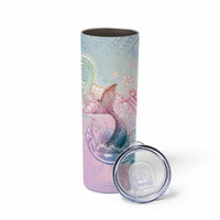 Hawaii Mermaid Sweet Pastel Skinny Tumbler Polynesian Pattern Fish Hook