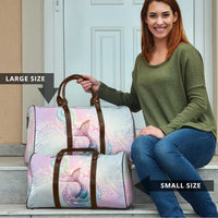 Hawaii Mermaid Sweet Pastel Travel Bag Polynesian Pattern Fish Hook