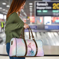 Hawaii Mermaid Sweet Pastel Travel Bag Polynesian Pattern Fish Hook